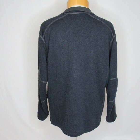 Kuhl Blue REVEL 1/4 Zip Fleece Lined Sweatshirt Sweater Men's XL XLarge - Picture 3 of 8